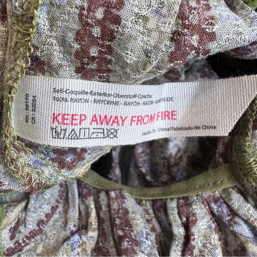 Intimately Free People Rule The World Floral Maxi Jumpsuit in Fern Combo Large - Picture 16 of 16